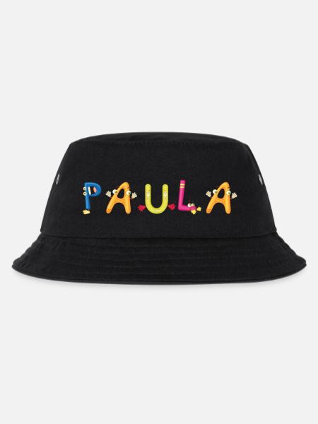 Paula - Kinder Bucket Hat - Schwarz
