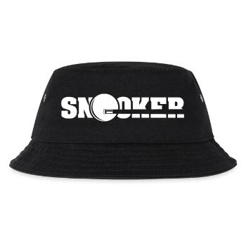 snooker queue symbol billard Spieler Logo icon - Kinder Bucket Hat - Schwarz - Vorne