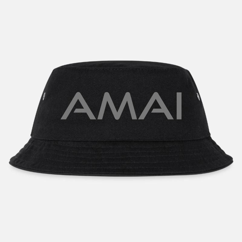 Amai - Antwerpener Dialekt - Kinder Bucket Hat - Schwarz