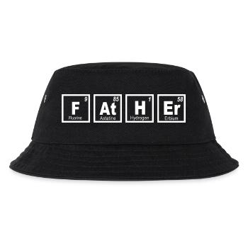 Father Periodische Tabelle - Kinder Bucket Hat - Schwarz - Vorne