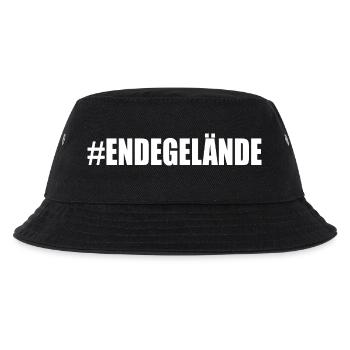 Ende gelände - Kinder Bucket Hat - Schwarz - Vorne