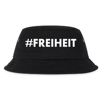 Freiheit - Kinder Bucket Hat - Schwarz - Vorne