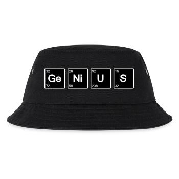 Genius Geek Wissenschaft (Schwarz) - Kinder Bucket Hat - Schwarz - Vorne