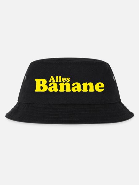 Alles Banane - Kinder Bucket Hat - Schwarz