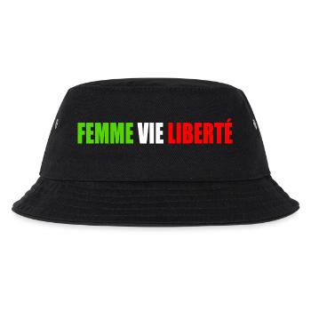 Freiheit des Frauenlebens - Kinder Bucket Hat - Schwarz - Vorne