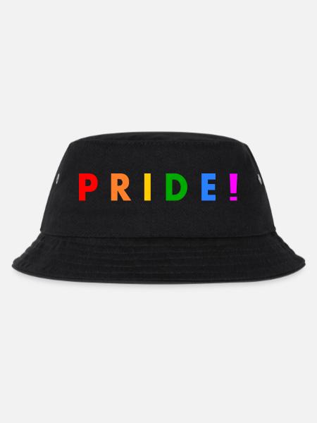 Pride - Kinder Bucket Hat - Schwarz