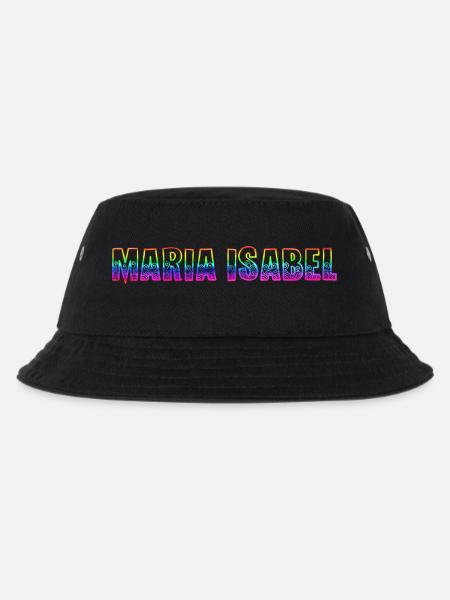 maria isabel rs regenbogen - Kinder Bucket Hat - Schwarz