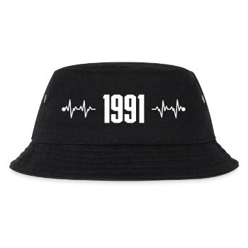 Herzschlag 1991 - Kinder Bucket Hat - Schwarz - Vorne