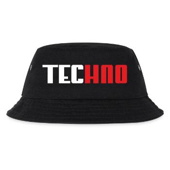 Techno Panther - Kinder Bucket Hat - Schwarz - Vorne