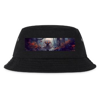 apocalypse world after mankind giant spider mutant - Kids’ Bucket Hat - black - Front