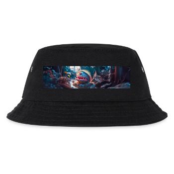 Riesige fleischfressende Pflanzenwelt nach der Menschheit - Kinder Bucket Hat - Schwarz - Vorne