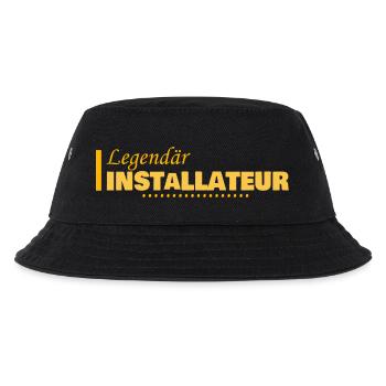 Occupation Plumber - Kids’ Bucket Hat - black - Front