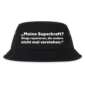 Dinge reparieren die andere nicht mal verstehen - Kinder Bucket Hat - Schwarz - Vorne