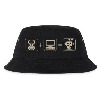 robot - Kids’ Bucket Hat - black - Front