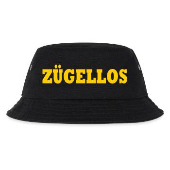 zügellos - Kinder Bucket Hat - Schwarz - Vorne