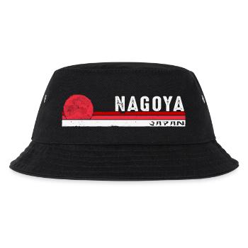 Vintage Nagoya Japan Japanisch für Asia Lover Männer - Kinder Bucket Hat - Schwarz - Vorne