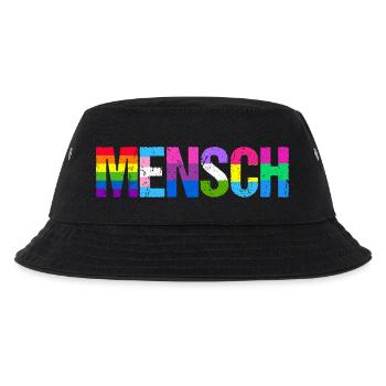 Mensch Pride Month LGBT LGBTQ - Kinder Bucket Hat - Schwarz - Vorne
