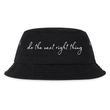 Das nächste Richtige tun - Kinder Bucket Hat - Schwarz - Vorne