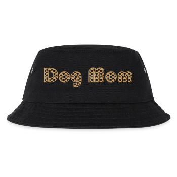 Dog Mom – Dog Paw Pattern - Kids’ Bucket Hat - black - Front