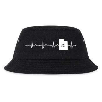 Voyage Minimaliste Utah Souvenir de Cœur Heartbeat - Bob Enfant - noir - Devant