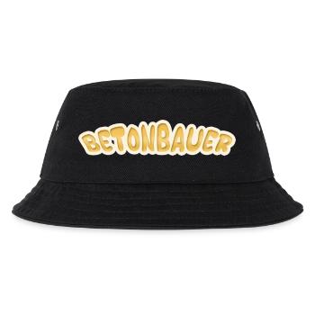 Concrete worker - Kids’ Bucket Hat - black - Front