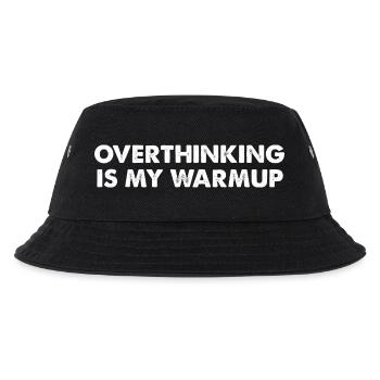 Overthinking is my warm-up - Kids’ Bucket Hat - black - Front