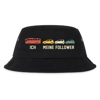 Busfahrer Und Meine Follower - Kinder Bucket Hat - Schwarz - Vorne