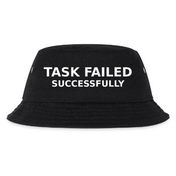 Task Failed Successfully - Kids’ Bucket Hat - black - Front