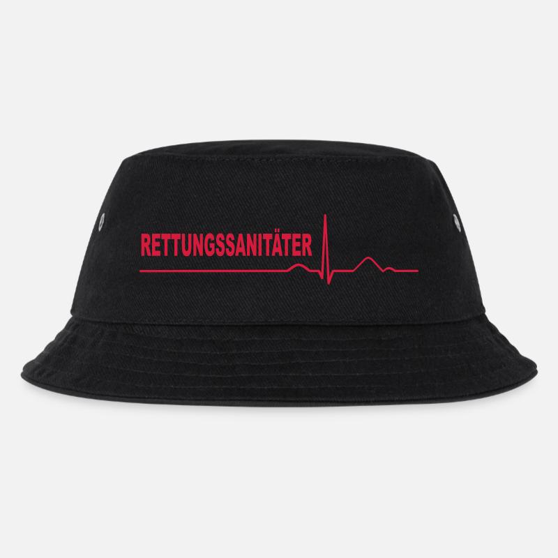 Rettungssanitäter - Kinder Bucket Hat - Schwarz