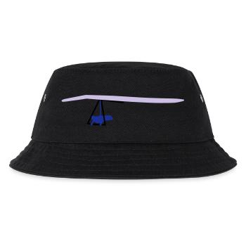 Drachenflieger - Kinder Bucket Hat - Schwarz - Vorne