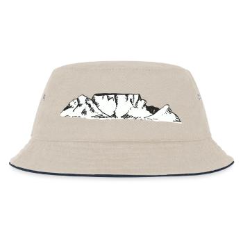 Africa Table Mountain Cape Town Gift idea - Kids’ Bucket Hat - ecru/navy - Front