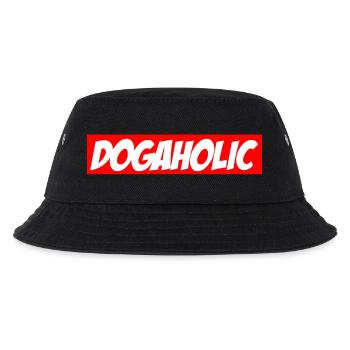 Dogaholic Hunde Schäferhund Labrador Shirt - Kinder Bucket Hat - Schwarz - Vorne