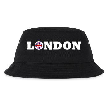 London - Kinder Bucket Hat - Schwarz - Vorne