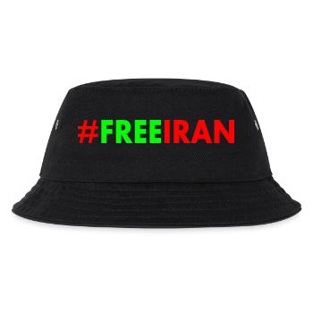 Free iran - Kinder Bucket Hat - Schwarz - Vorne
