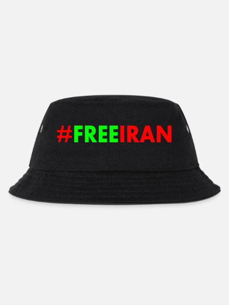 Free iran - Kinder Bucket Hat - Schwarz