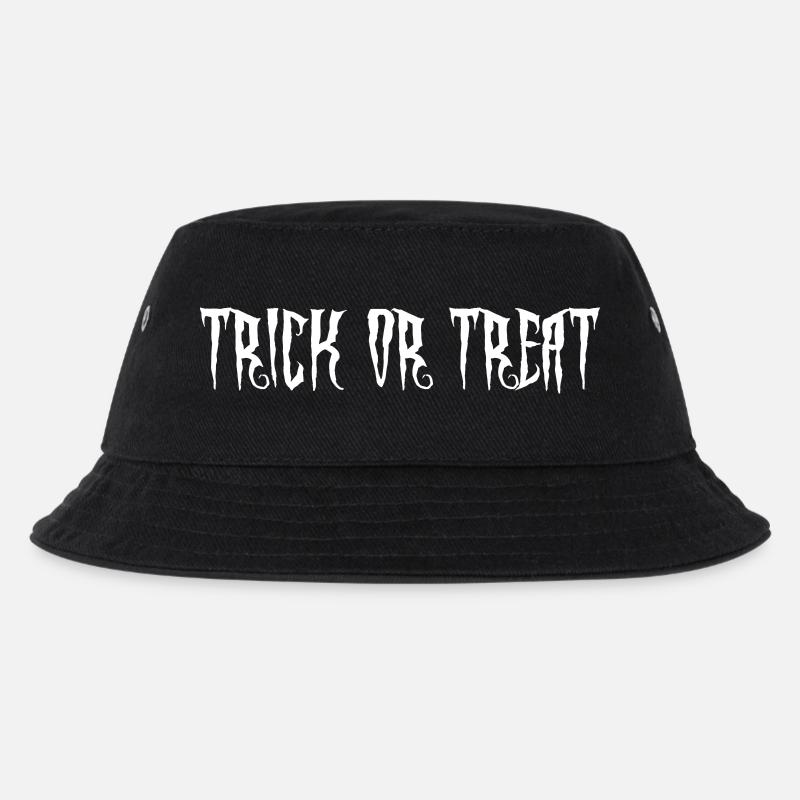 Trick or treat - Kinder Bucket Hat - Schwarz