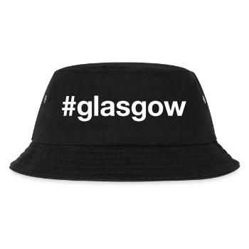 GLASGOW Hashtag - Kinder Bucket Hat - Schwarz - Vorne