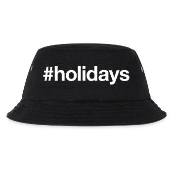 HOLIDAYS Ferien - Kids’ Bucket Hat - black - Front
