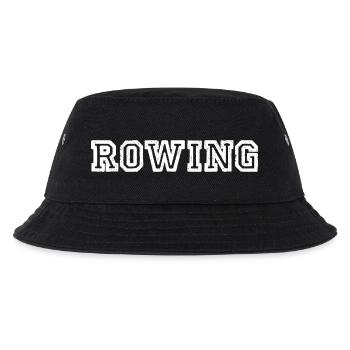 Rowing Slogan - Rowing - Rower - Rower - Kids’ Bucket Hat - black - Front