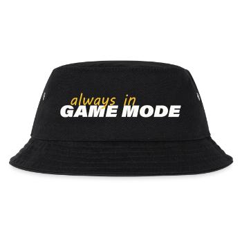 ALWAYS IN GAME MODE - Kinder Bucket Hat - Schwarz - Vorne