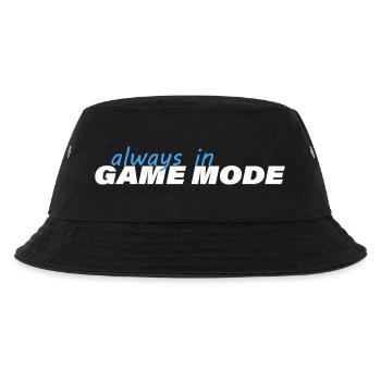 ALWAYS IN GAME MODE - Kinder Bucket Hat - Schwarz - Vorne