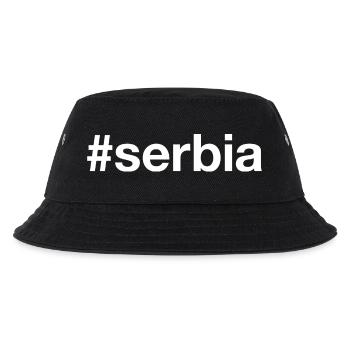 SERBIA Hashtag Serbien - Kids’ Bucket Hat - black - Front