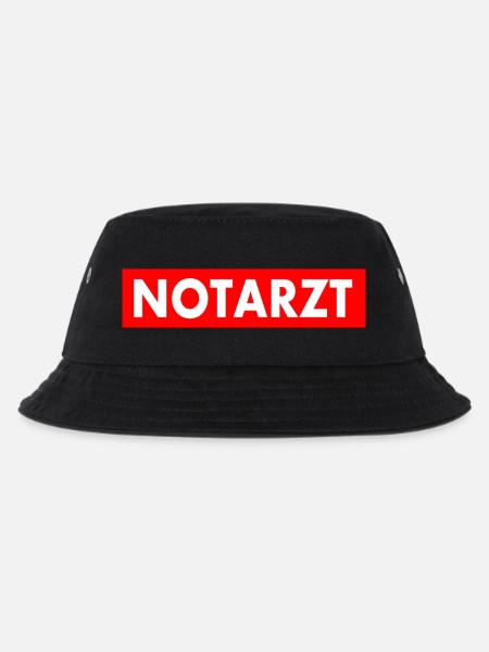 Notarzt - Kinder Bucket Hat - Schwarz