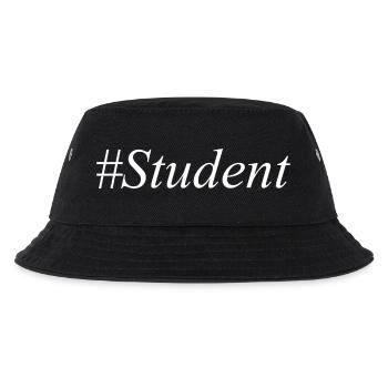 #Student Logo Blanc - Bob Enfant - noir - Devant