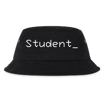 Student_ Logo Blanc - Bob Enfant - noir - Devant