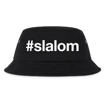 SLALOM Hashtag - Kinder Bucket Hat - Schwarz - Vorne
