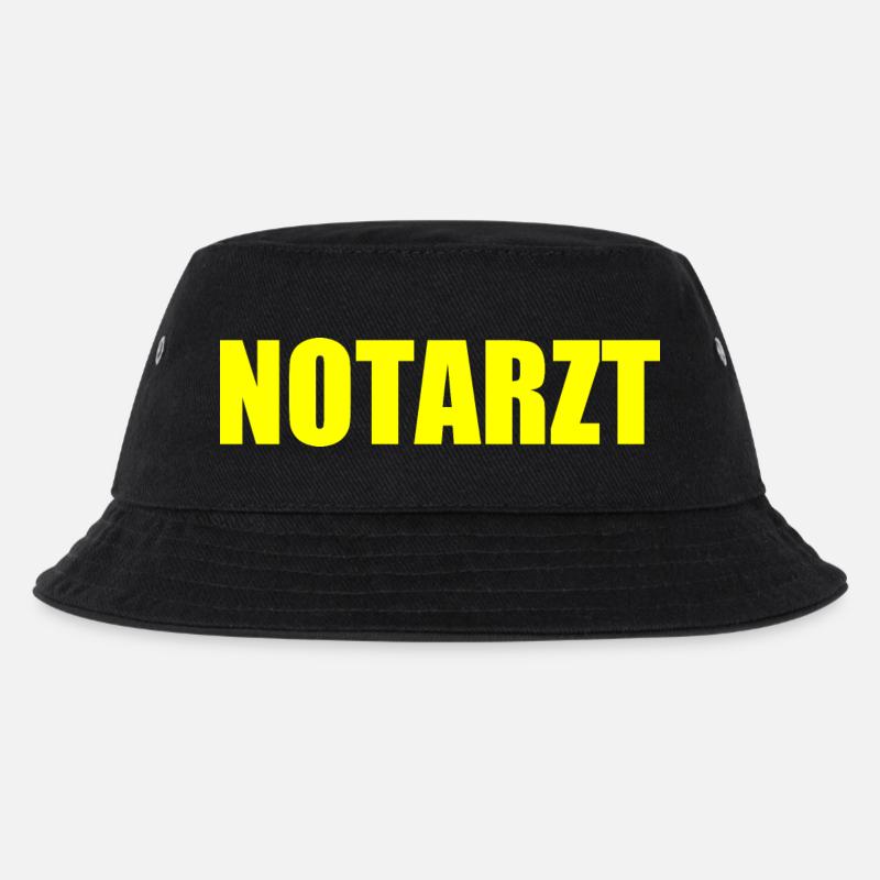 Notarzt - Kinder Bucket Hat - Schwarz