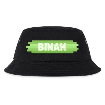 Geschenkidee Binah - Kinder Bucket Hat - Schwarz - Vorne