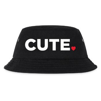 Cute - Kids’ Bucket Hat - black - Front