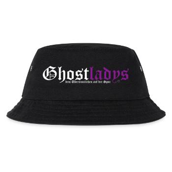 Ghostladys - Kinder Bucket Hat - Schwarz - Vorne